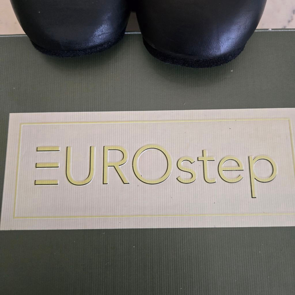 Women's Eurostep Black Demure Mules Size 7 - Picture 11 of 11